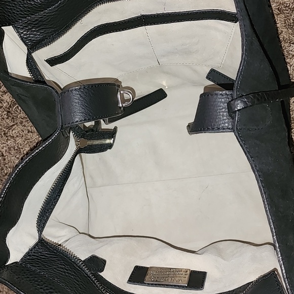 MARIO VALENTINO MADE IN ITALY REAL LEATHER LARGE CELINE LIKE TOTE BAG EUC - Picture 10 of 14